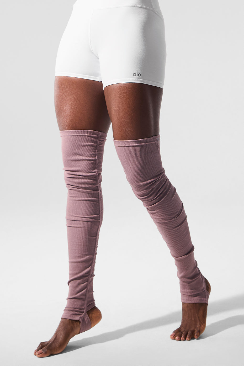 Goddess Leg Warmers - Smoky Quartz Heather