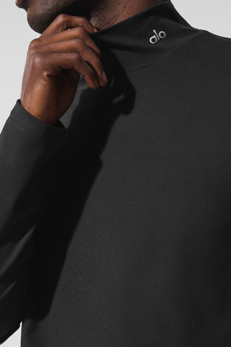 Conquer Reform Mock Neck Long Sleeve - Black