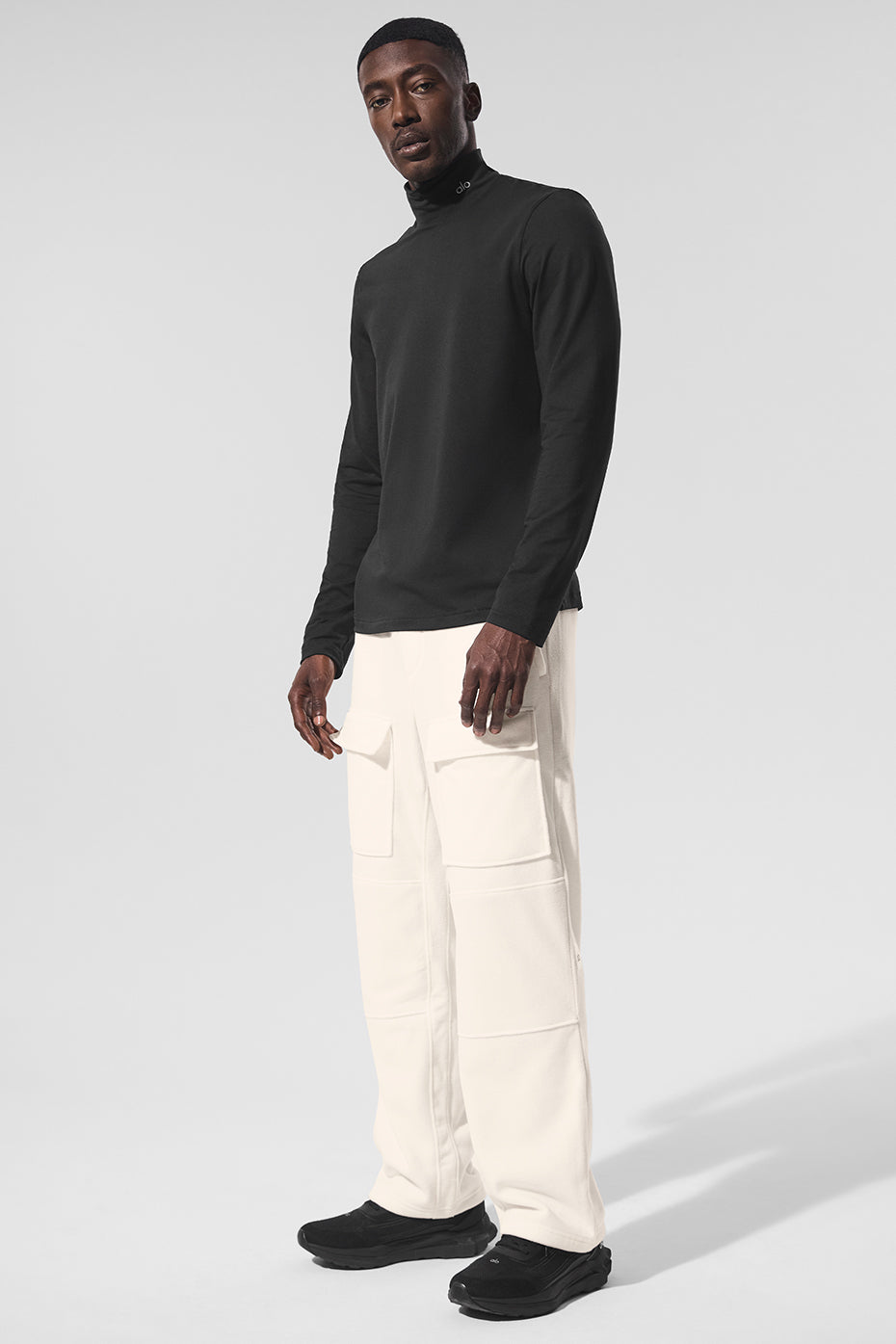 Conquer Reform Mock Neck Long Sleeve - Black