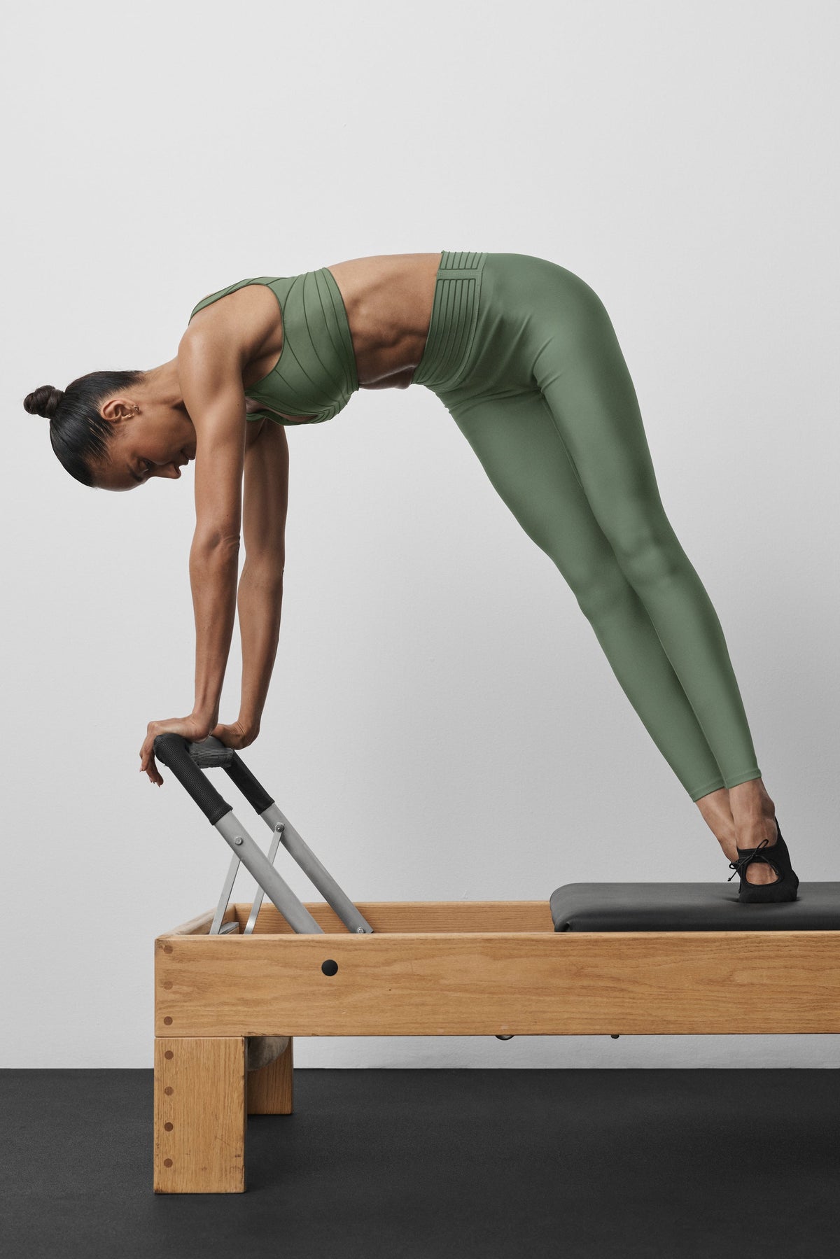 Airlift High-Waist 7/8 Lotus Legging - Bamboo Green