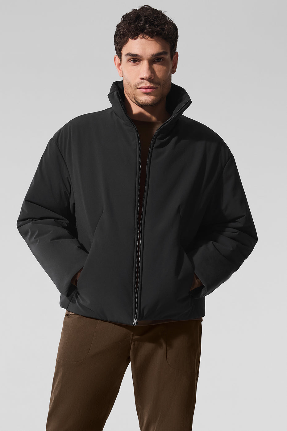 Stretch Woven Notable Jacket - Black
