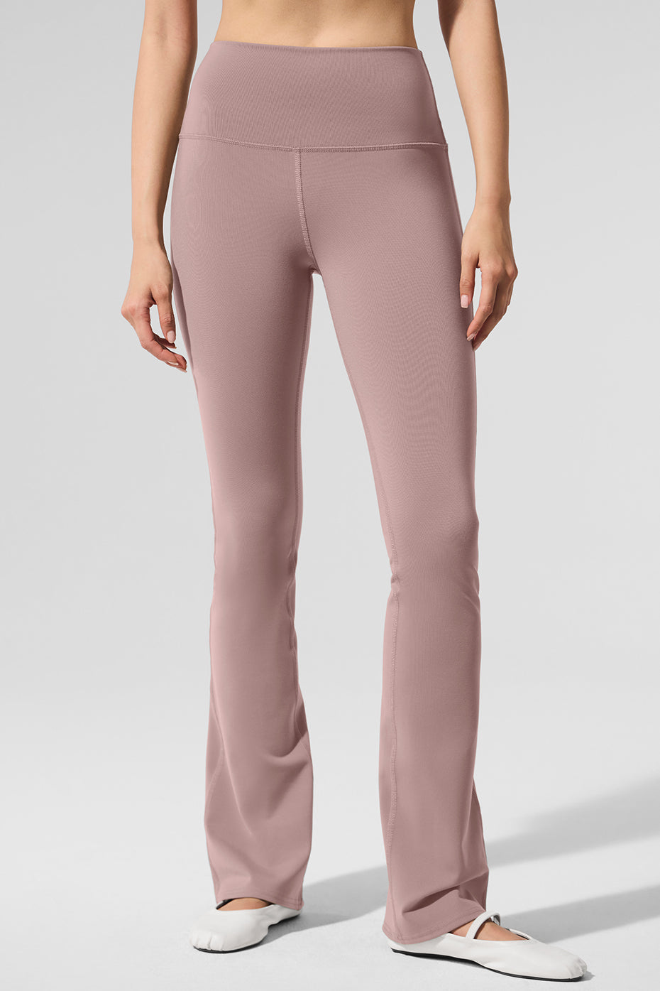 Airbrush High-Waist Bootcut Legging (Regular) - Taupe