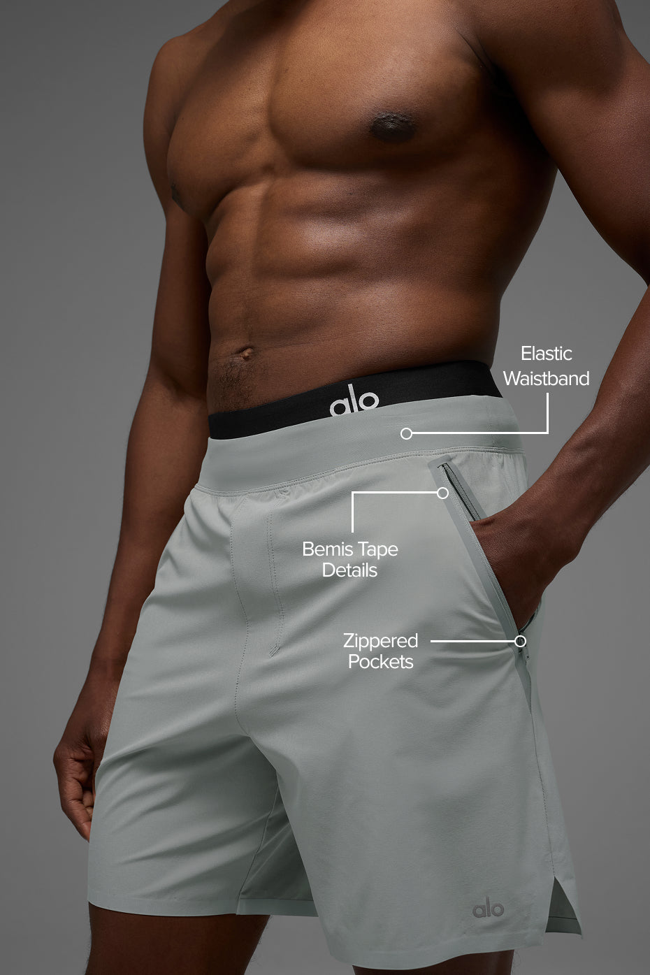 7" Repetition Pro Short - Lunar Grey