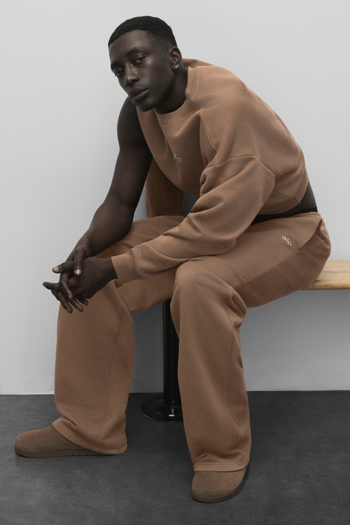 Accolade Straight Leg Sweatpant - Java Brown