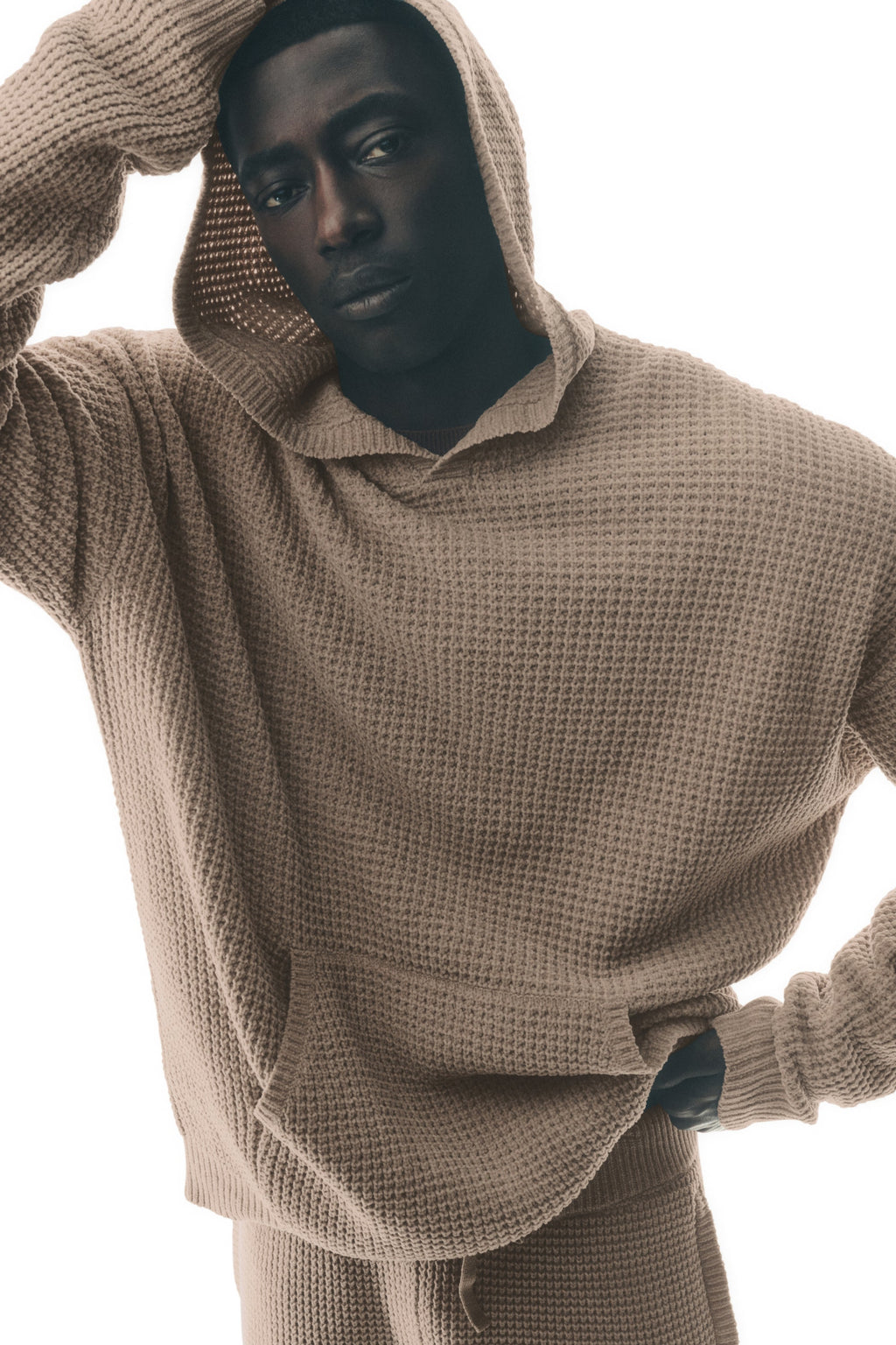 Waffle Chenille Edition Hoodie - Gravel
