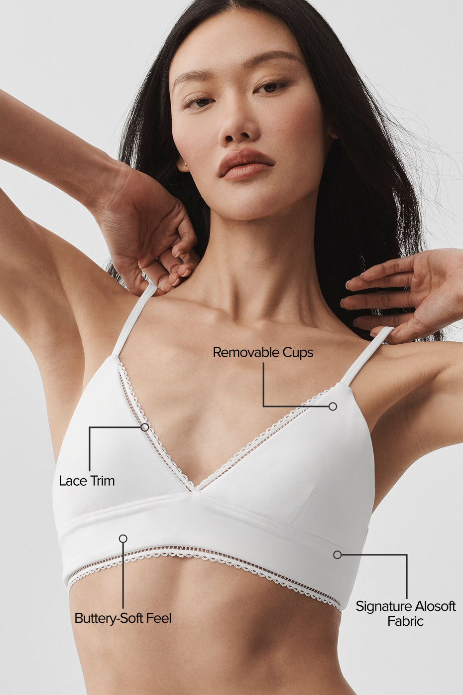 Alosoft Affection Bra - White