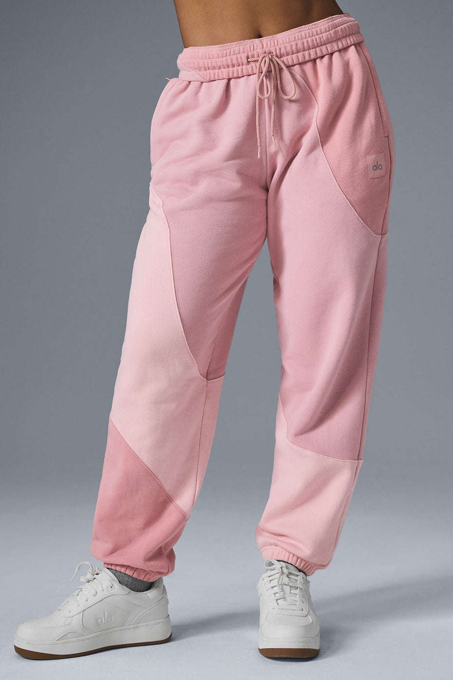 Make Waves Sweatpant - Sunset Pink Tonal