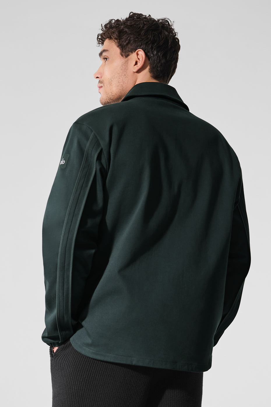Edition Sueded Jacket - Charcoal Green