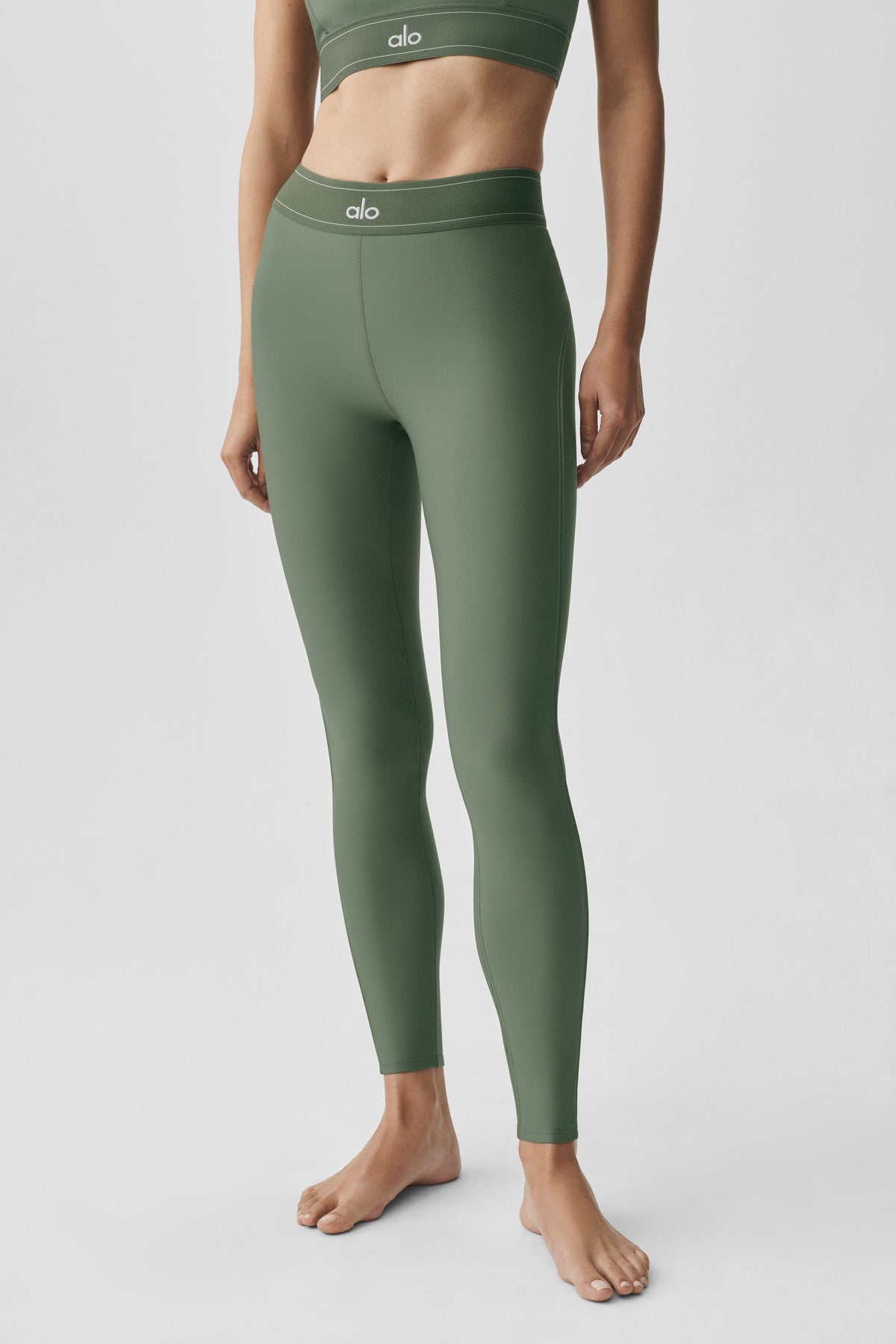 Airlift High-Waist Suit Up Legging - Bamboo Green
