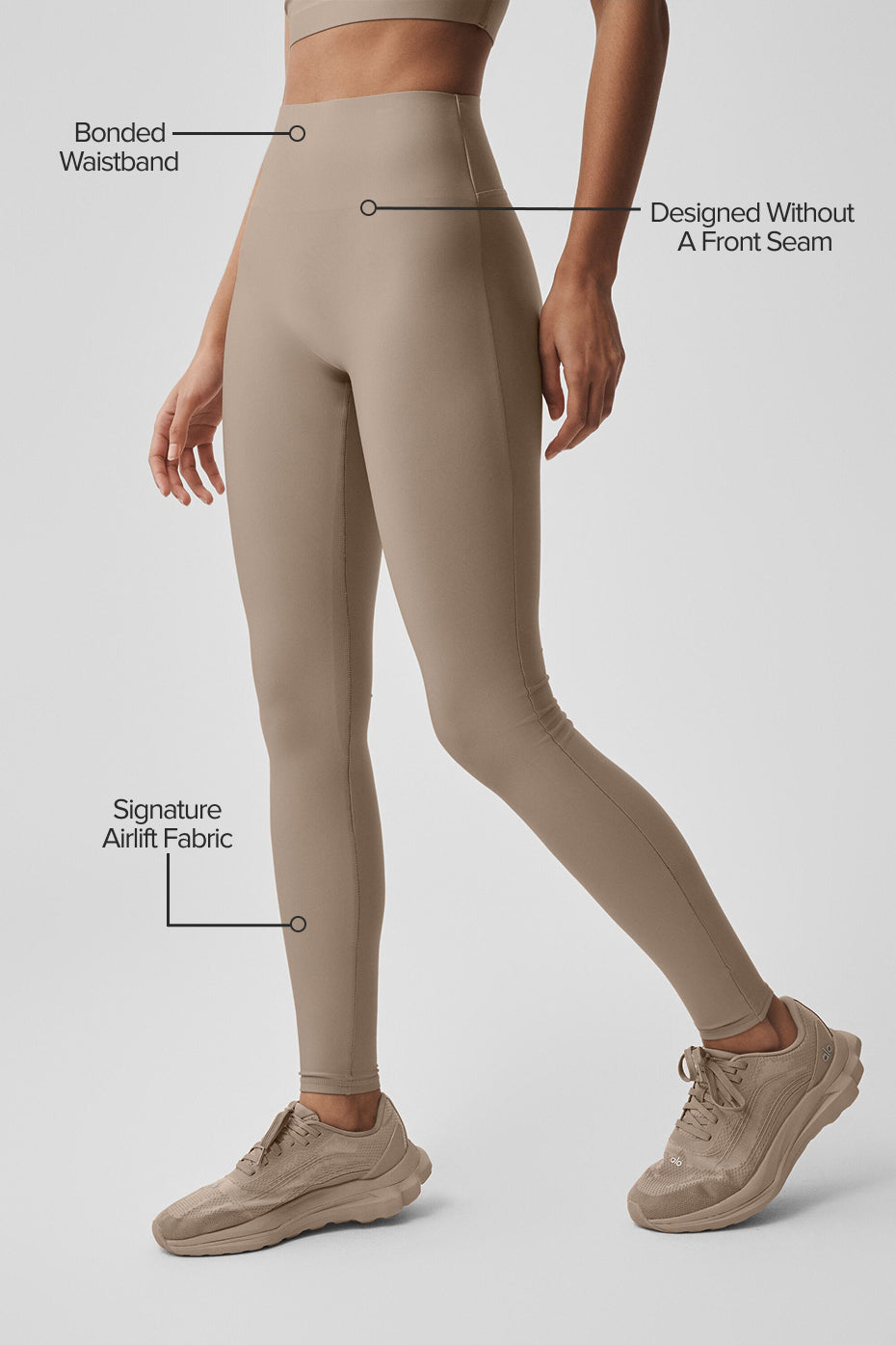 Airlift High-Waist Sleek Legging - Gravel