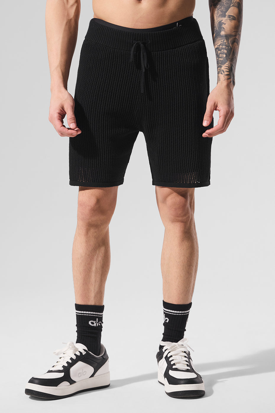 Open-Knit Short - Black