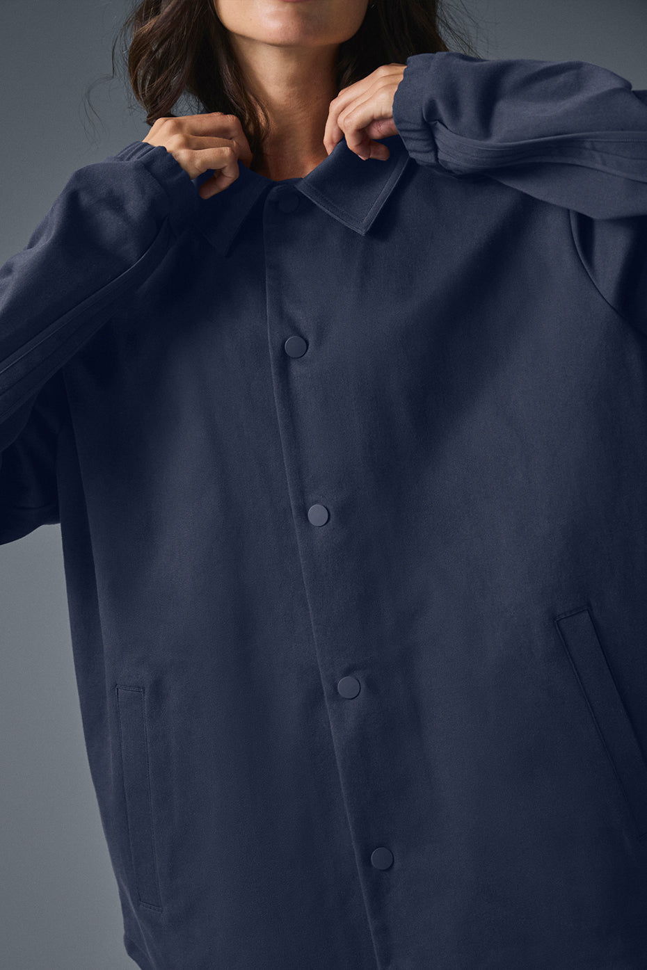 Edition Sueded Jacket - Navy
