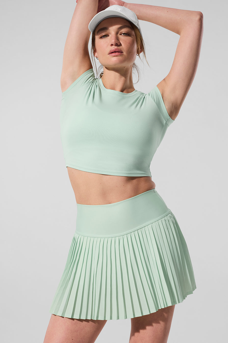 Alosoft Crop Finesse Short Sleeve - Spearmint