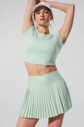 Alosoft Crop Finesse Short Sleeve - Spearmint